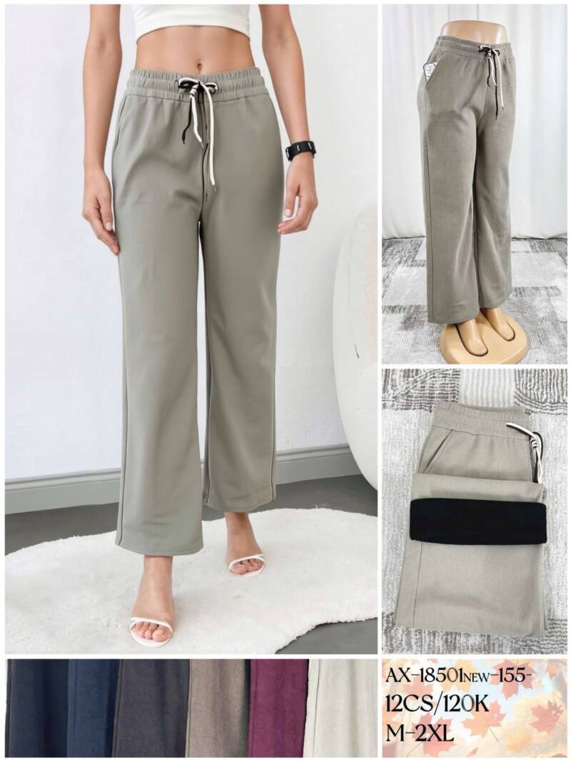 Spodnie damskie Roz M-2XL, 1 kolor Paczka 12 szt